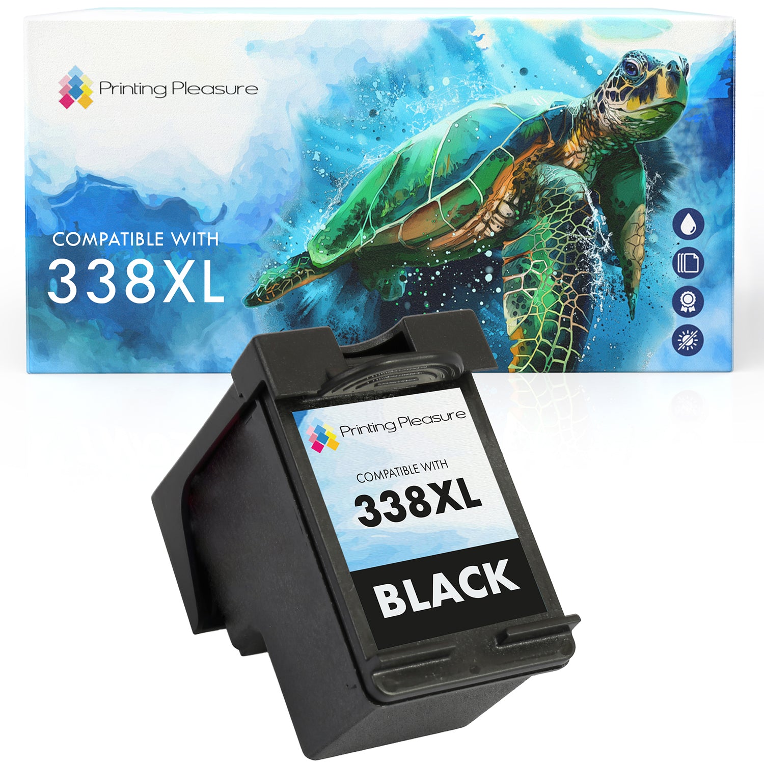 HP 338-343 Ink Replacement for Printing Pleasure