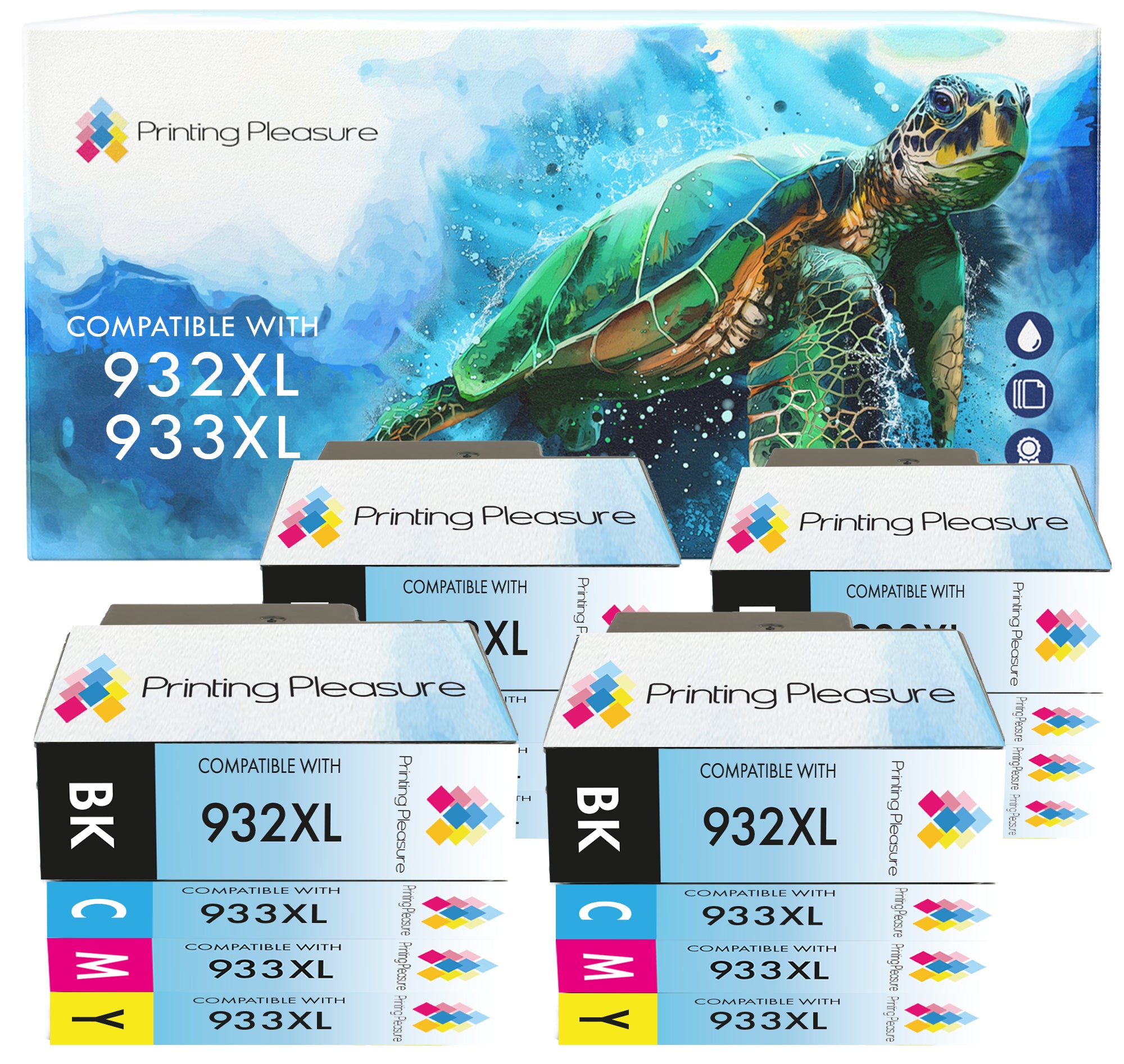Compatible HP 932XL Ink Cartridge Replacement Printing Pleasure