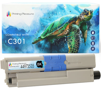 Compatible C301/C321 Toner Cartridge for OKI - Printing Pleasure