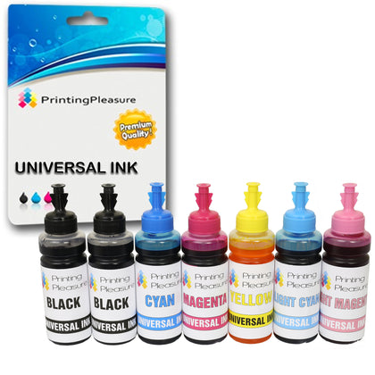 6 XL Universal Refillable Ink Compatible - 100 ml - Printing Pleasure