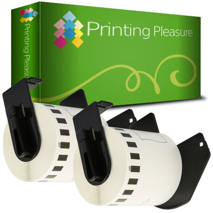 DK-22251 62mm x 15.24m Continuous White Standard Address Labels compatible with Brother P-Touch - Printing Pleasure