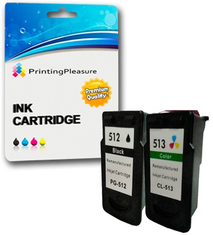 Remanufactured PG-512 CL-513 Ink Cartridges for Pixma iP2700 - Printing Pleasure