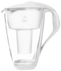 Water Filter Glass Jug Dafi Crystal Classic 2.0L with Free Filter Cartridge - White - Printing Pleasure