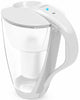 Water Filter Glass Jug Dafi Crystal Classic 2.0L with Free Filter Cartridge - White - Printing Pleasure